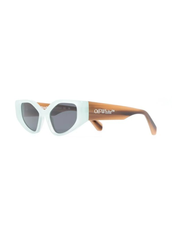Off-White Eyewear Zonnebril met cat-eye montuur - Blauw