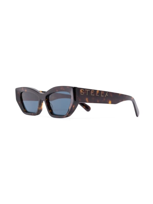 Stella McCartney Eyewear Zonnebril met cat-eye montuur - Bruin