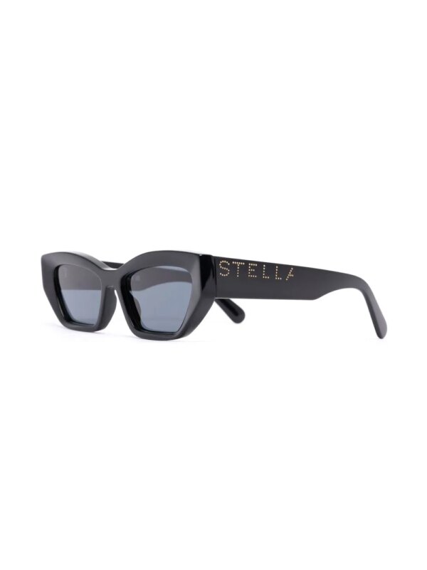 Stella McCartney Eyewear Zonnebril met cat-eye montuur - Zwart