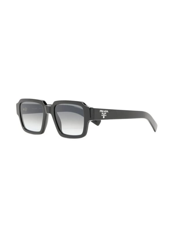 Prada Eyewear Zonnebril met vierkant montuur - Zwart