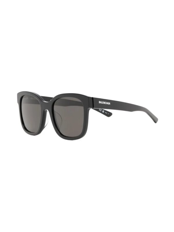Balenciaga Eyewear Zonnebril met vierkant montuur - Zwart