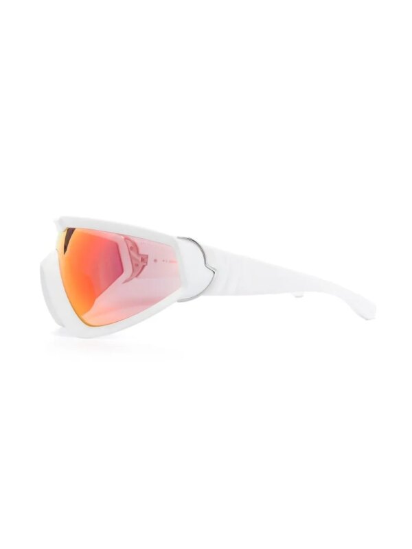 Moncler Eyewear Zonnebril met cat-eye montuur - Wit
