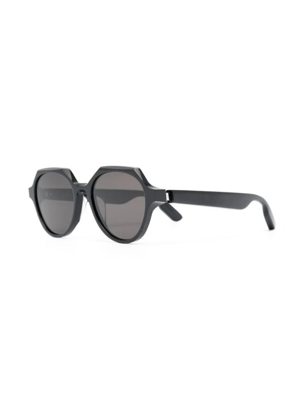Aether Eyewear Zonnebril met rond montuur - Zwart