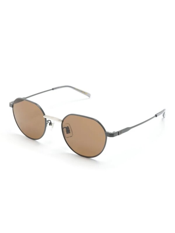 Dunhill Zonnebril met rond montuur - Grijs