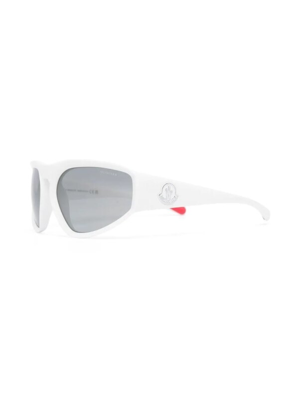 Moncler Eyewear Zonnebril met oversized montuur - Wit
