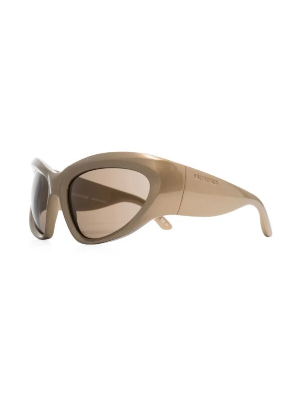Balenciaga Eyewear BB0228S zonnebril met kattenoog montuur - Goud