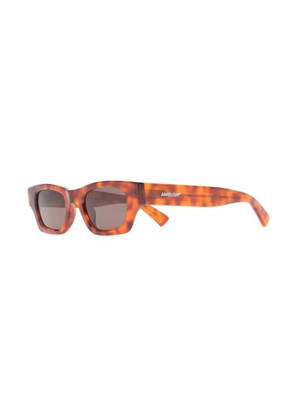 Ambush Eyewear Zonnebril met schildpadschild design - Bruin