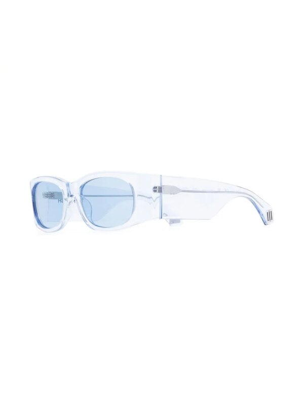 Ambush Eyewear Gaea zonnebril met doorzichtig montuur - Blauw
