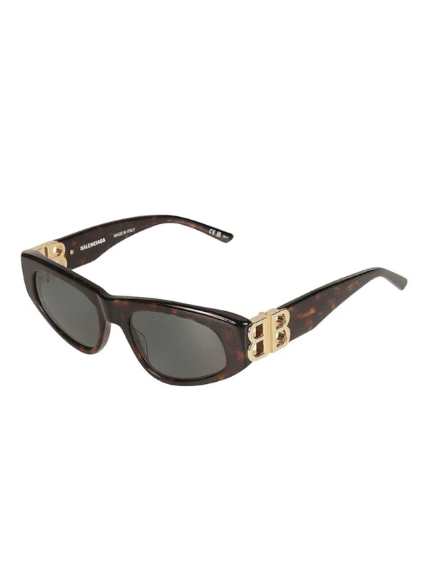 Balenciaga Eyewear Dynasty zonnebril met kattenoog montuur - Bruin