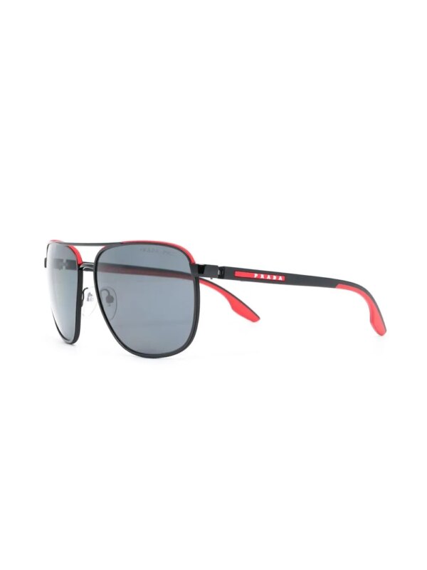 Prada Eyewear Zonnebril met piloten montuur - Zwart