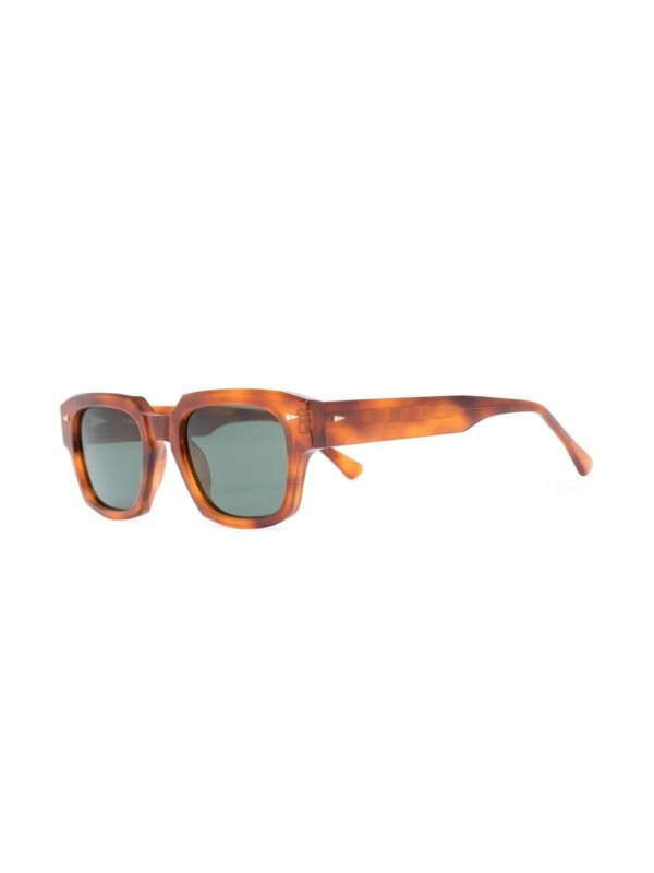 Ahlem Zonnebril met schildpadschild design - Bruin