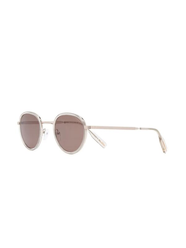 PENINSULA SWIMWEAR Bellagio zonnebril met rond montuur - Beige