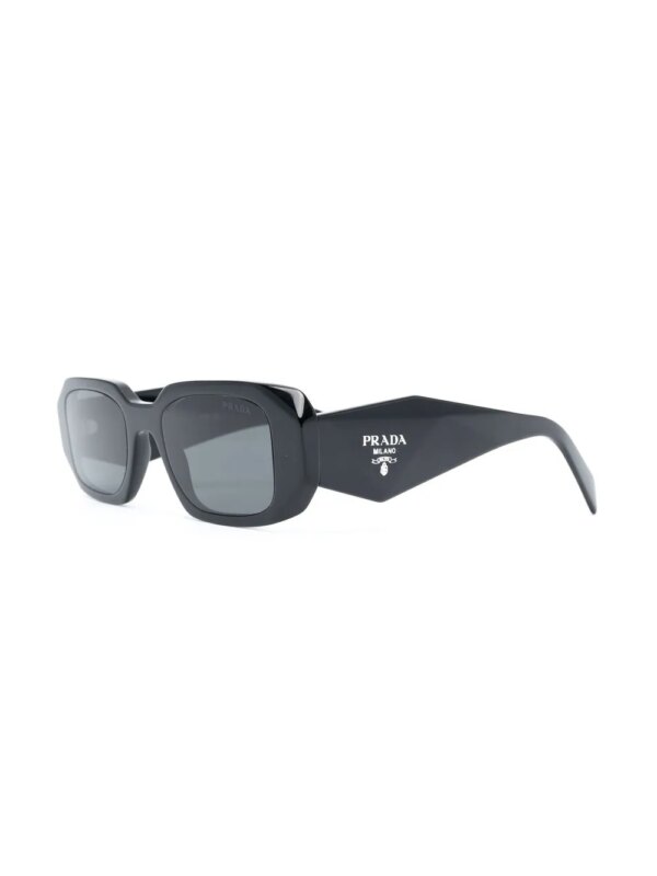 Prada Eyewear Symbole zonnebril met vierkant montuur - Zwart