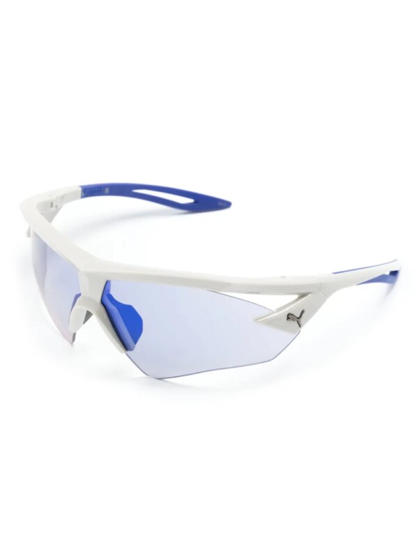 PUMA EYEWEAR Zonnebril met oversized montuur - Grijs