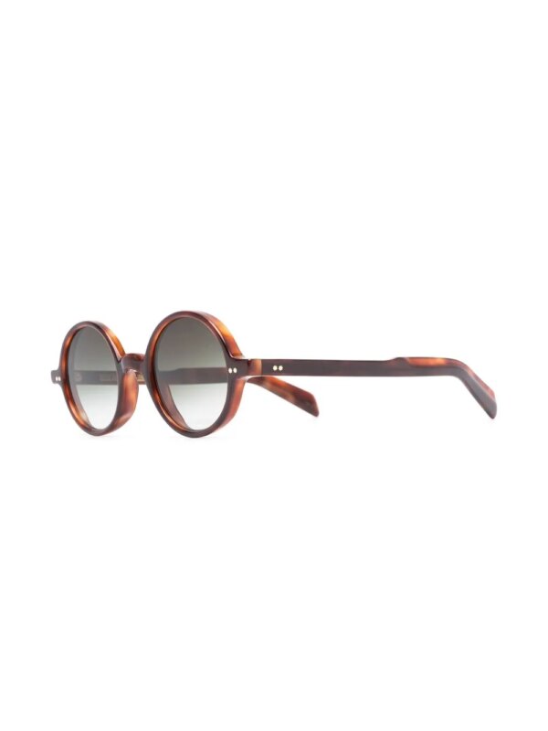 Cutler & Gross Zonnebril met rond montuur - Bruin