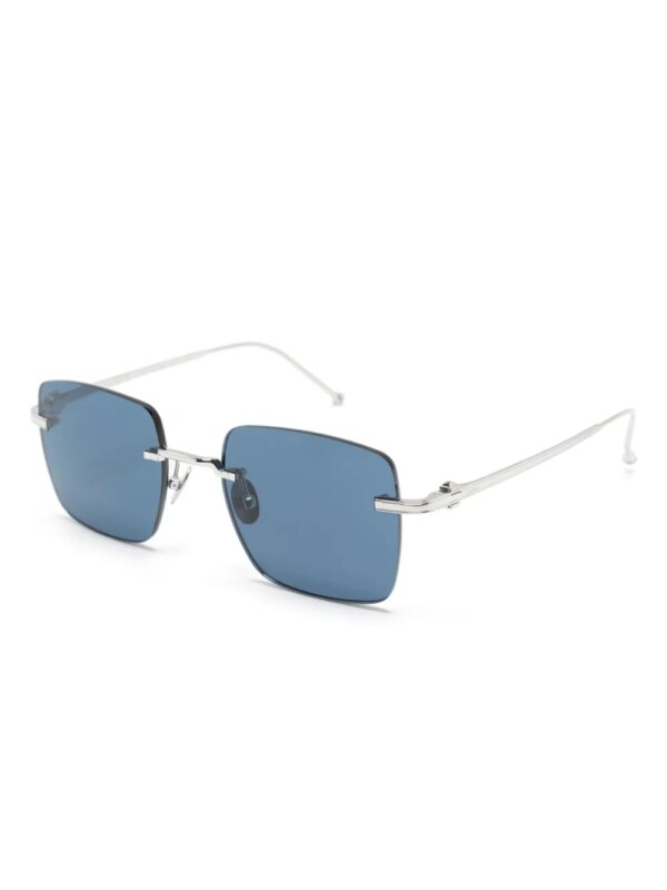 Cartier Eyewear Signature C de Cartier Precious zonnebril met rechthoekig montuur - Zilver