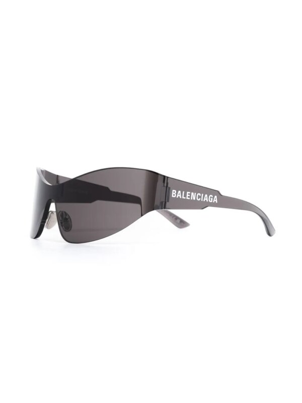 Balenciaga Eyewear Zonnebril met doorzichtig montuur - Zwart