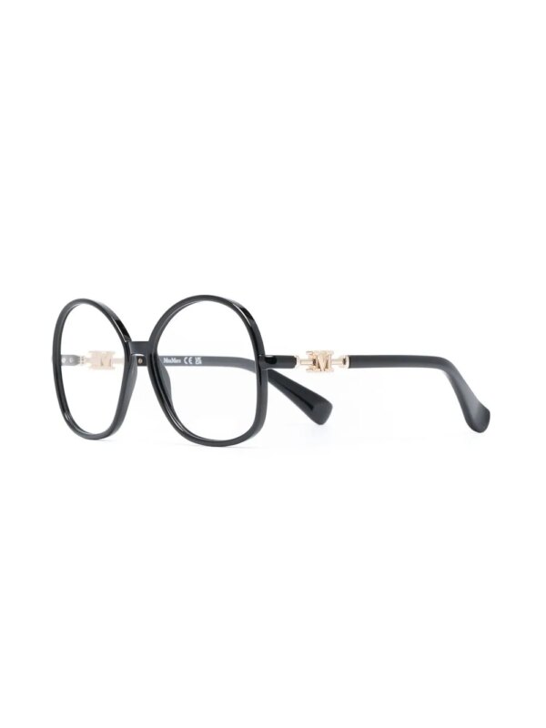 Max Mara Eyewear Zonnebril met rond montuur - Zwart