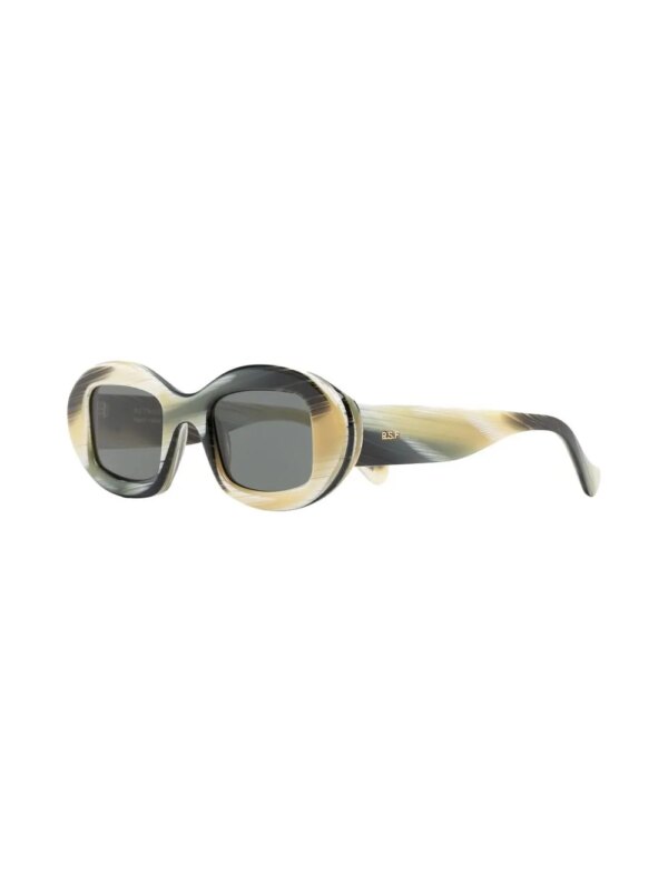 Retrosuperfuture Zonnebril met vierkant montuur - Beige