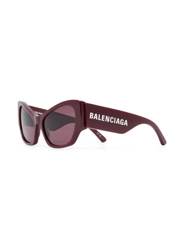 Balenciaga Eyewear Zonnebril met cat-eye montuur - Rood