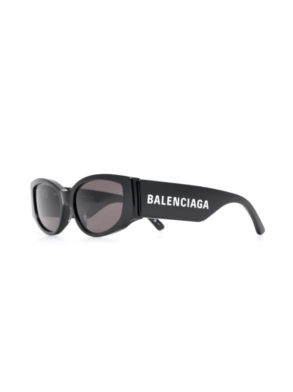 Balenciaga Eyewear Zonnebril met logoprint - Zwart