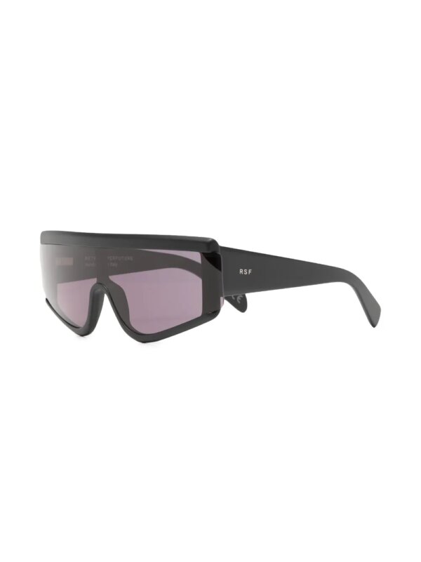 Retrosuperfuture Zonnebril met oversized montuur - Zwart