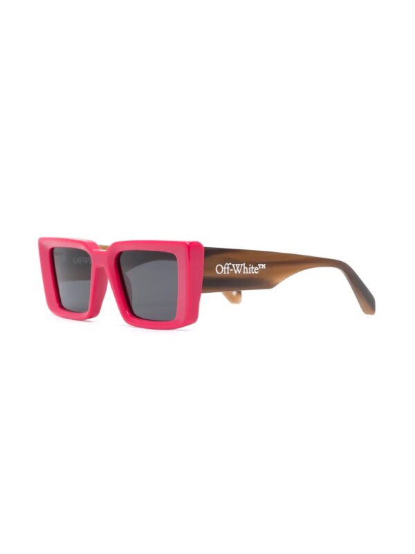 Off-White Eyewear Tweekleurige zonnebril - Roze