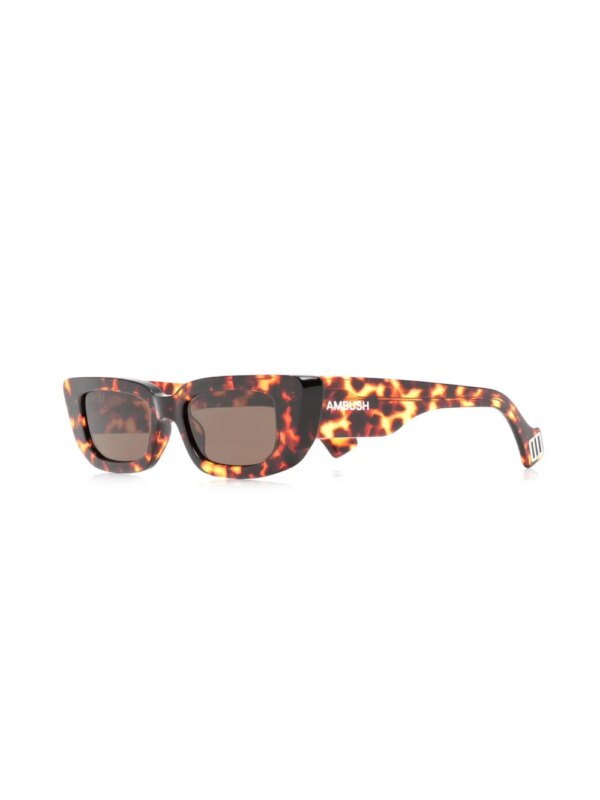 Ambush Eyewear Zonnebril met schildpadschild design - Bruin