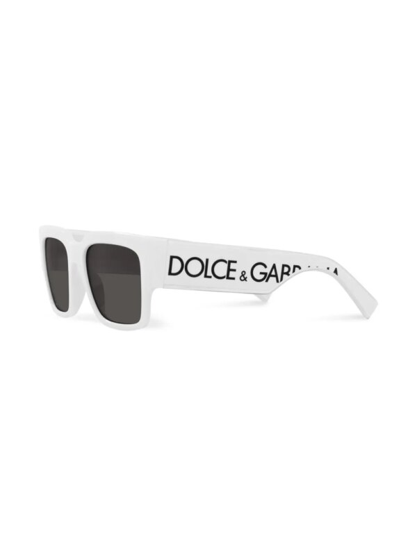 Dolce & Gabbana Eyewear Zonnebril met vierkant montuur - Wit