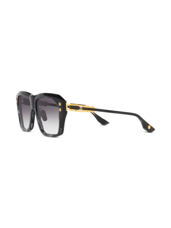 Dita Eyewear Zonnebril met vierkant montuur - Zwart