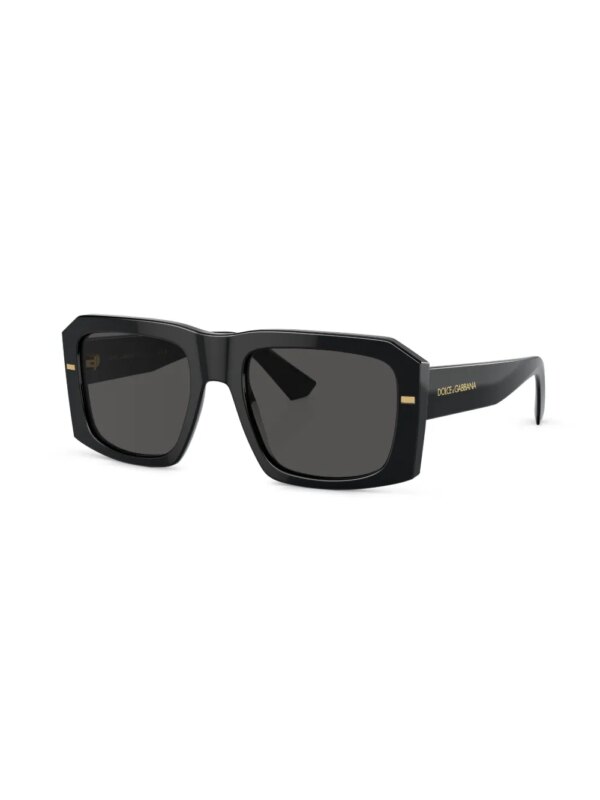 Dolce & Gabbana Eyewear Zonnebril met vierkant montuur - Zwart