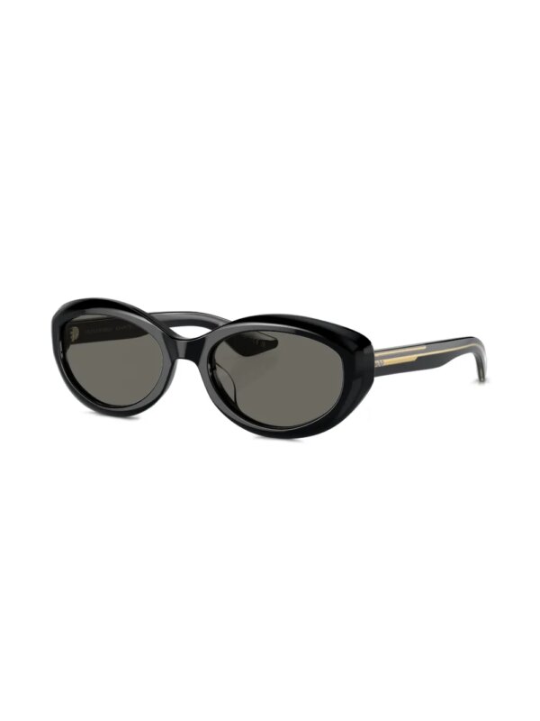 Oliver Peoples 1969 zonnebril met ovaal montuur - Zwart