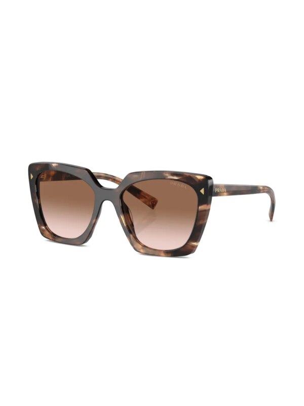 Prada Eyewear Zonnebril met cat-eye montuur - Groen