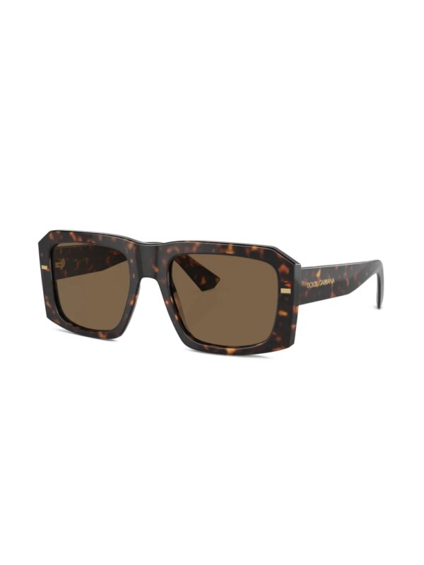 Dolce & Gabbana Eyewear Zonnebril met schildpadschild design - Groen