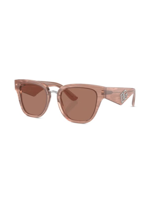 Dolce & Gabbana Eyewear Zonnebril met cat-eye montuur - Bruin