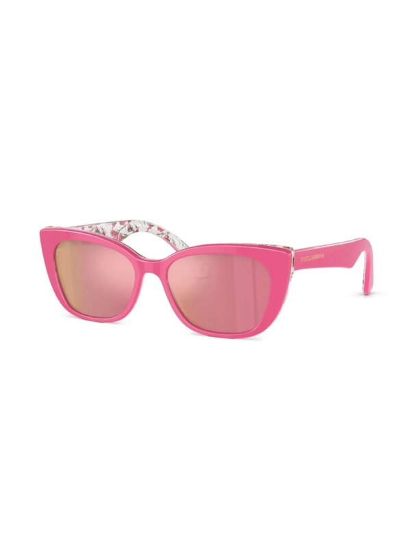Dolce & Gabbana Kids Zonnebril met cat-eye montuur - Roze