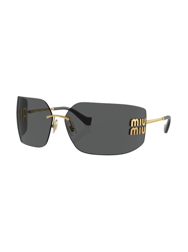 Miu Miu Eyewear Zonnebril zonder montuur - Goud