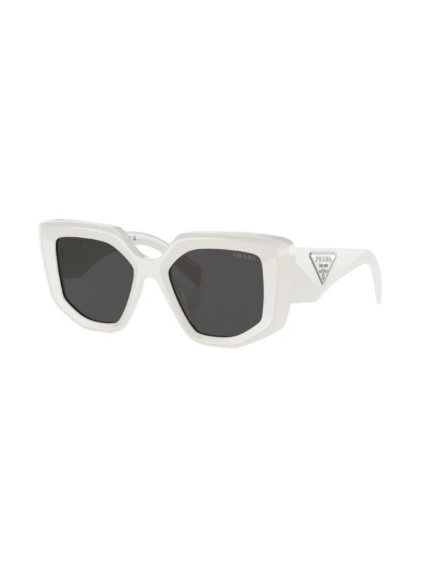 Prada Eyewear Zonnebril met cat-eye montuur - Wit