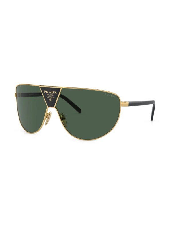 Prada Eyewear Zonnebril met oversized montuur - Goud
