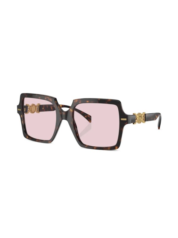 Versace Eyewear Zonnebril met oversized montuur - Groen