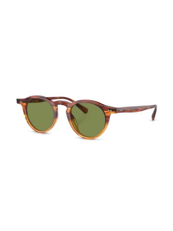 Oliver Peoples Op-13 zonnebril met rond montuur - Bruin