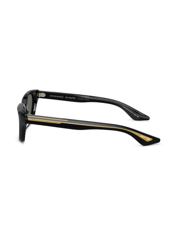 Oliver Peoples Zonnebril met cat-eye montuur - Zwart