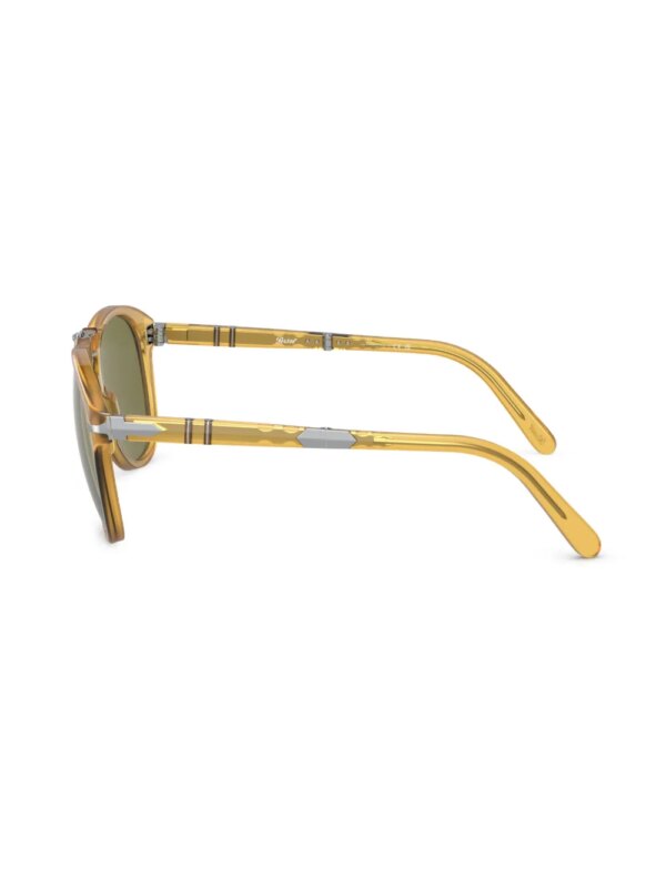 Persol Zonnebril met rond montuur - Geel