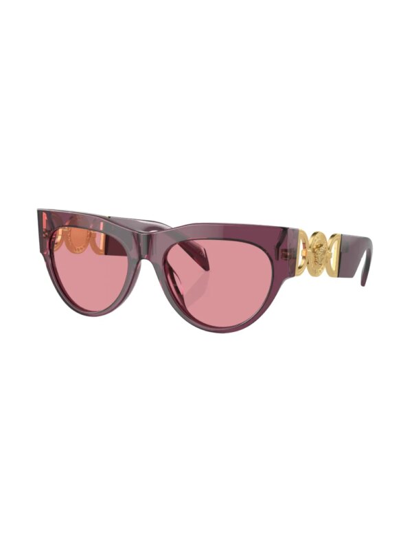 Versace Eyewear Zonnebril met rond montuur - Paars