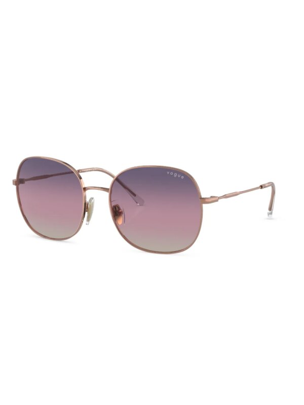 Vogue Eyewear Zonnebril met rond montuur - Goud
