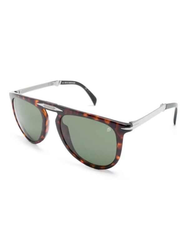 Eyewear by David Beckham Zonnebril met piloten montuur - Bruin