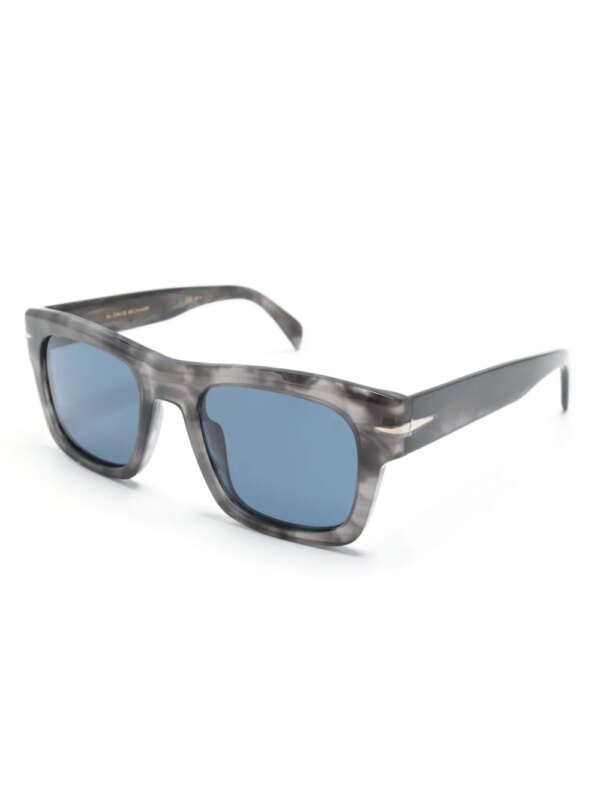 Eyewear by David Beckham Zonnebril met vierkant montuur - Grijs