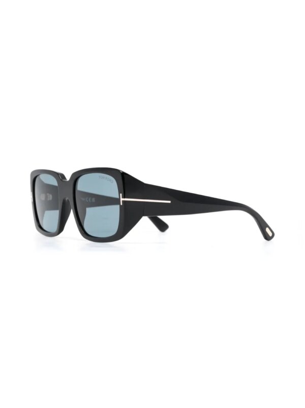 TOM FORD Eyewear Ryder zonnebril met vierkant montuur - Zwart