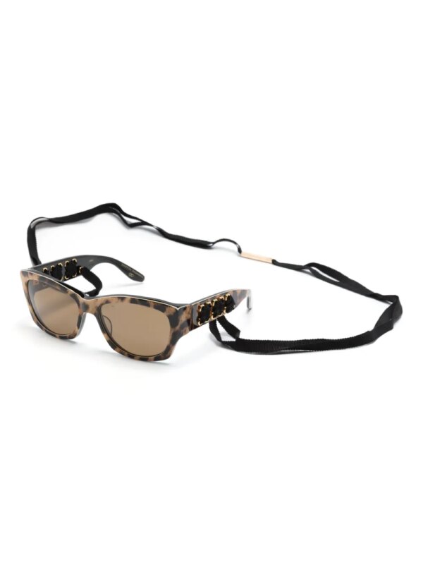 Barton Perreira Cora zonnebril met schildpadschild design - Bruin