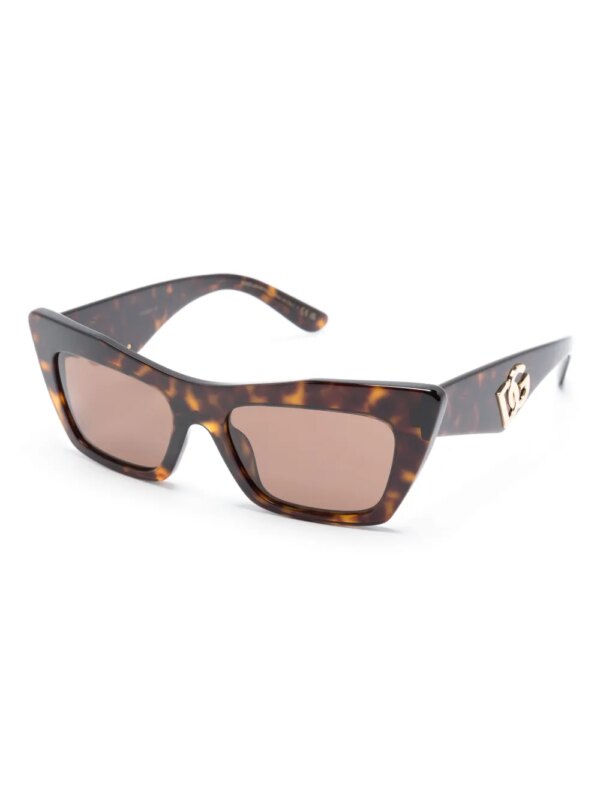Dolce & Gabbana Eyewear Zonnebril met cat-eye montuur - Bruin